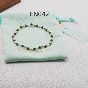 Enewton Lapis Lazuli Natural Stone & Gold Bead Bracelet